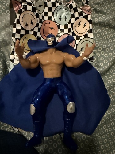 AAA ルチャドールルチャリブレブルーパンサー BLUE DEMON Mexican Wrestler Toy 7