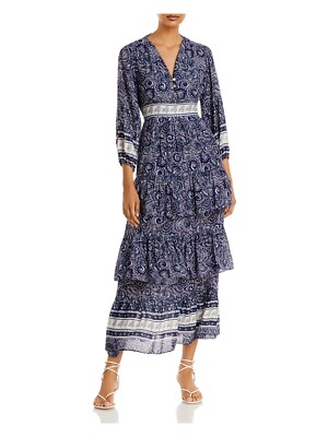 

AQUA Женский темно-синий пуловер на пуговицах с подкладкой спереди, макси-платье с рукавом 3/4, Navy