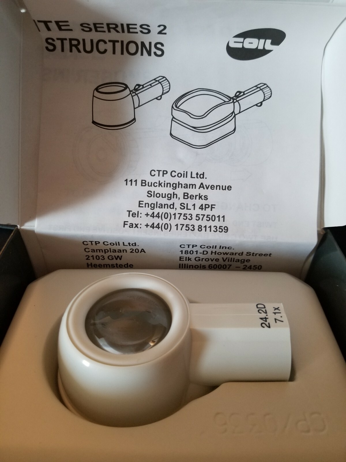 COIL Lighted Hand Held, Stand Magnifier Replacement Head
