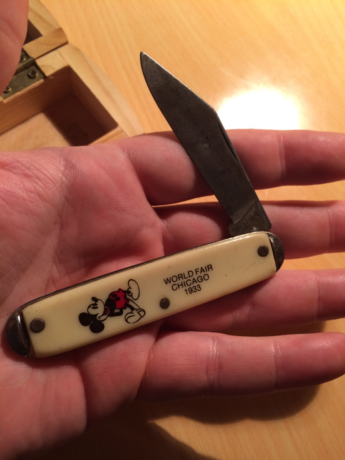 1933 Chicago World Fair Mickey Mouse Pocket Knife