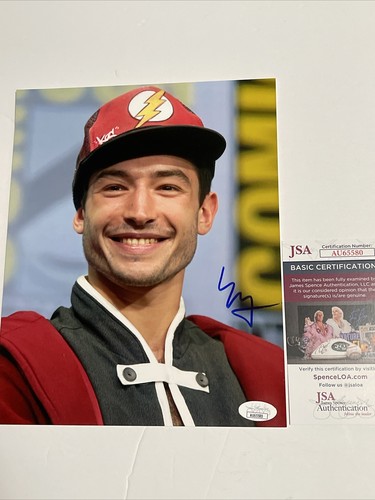 Ezra Miller Signed The Flash 2023 8x10 Photo Autograph
