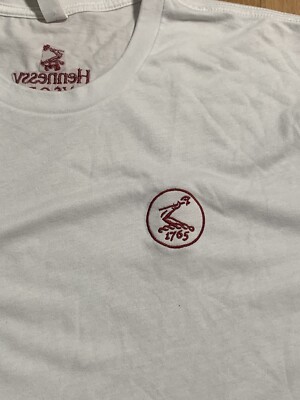 Hennessy Cognac VSOP Logo White T Shirt Size XL