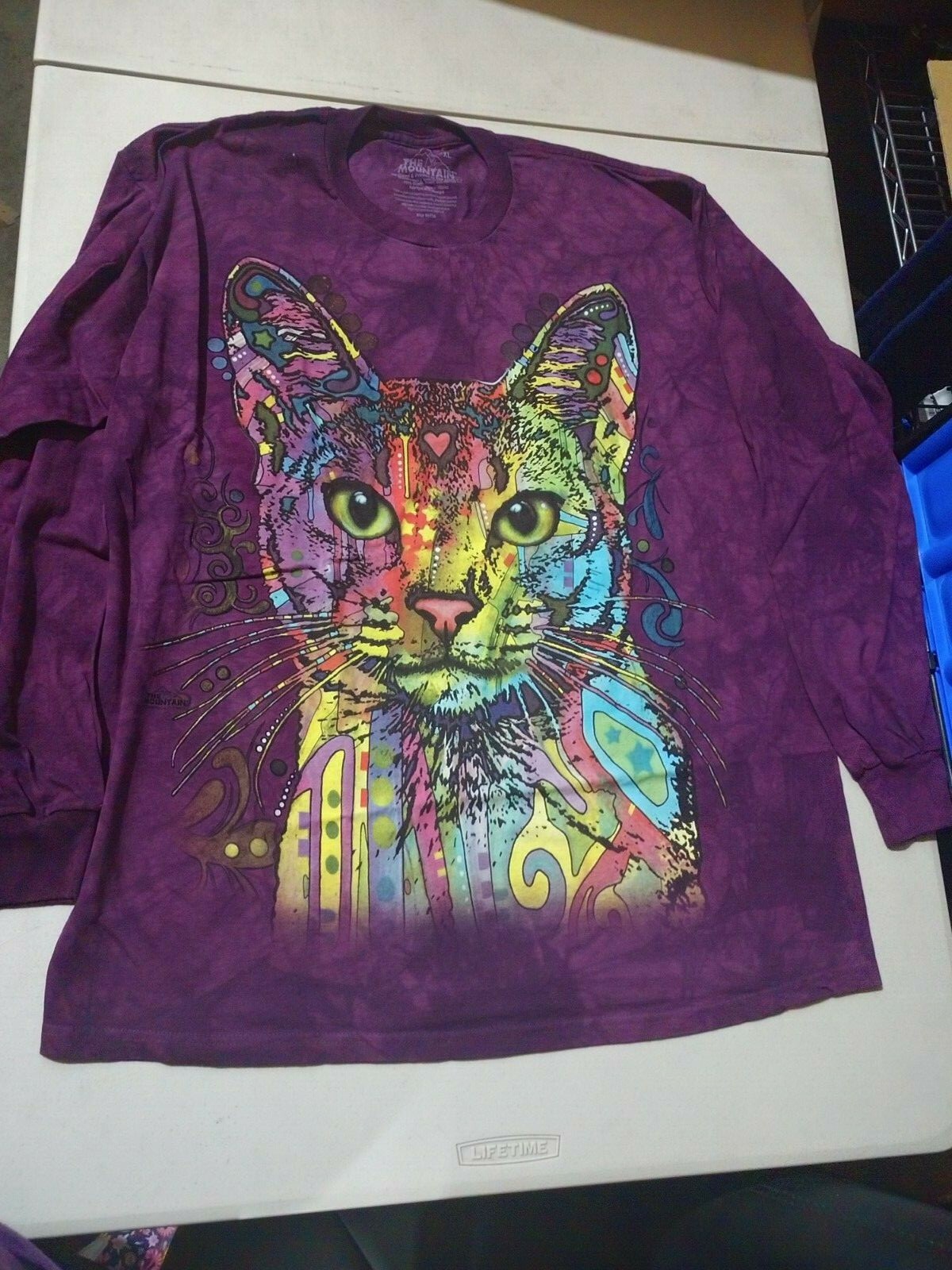 Abyssinian Cat Dean Russo Abstract Pop Art By The Mountain 100% Cotton TShirt