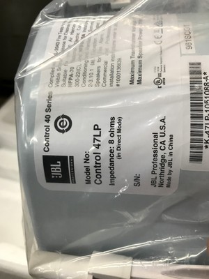 jbl control 40