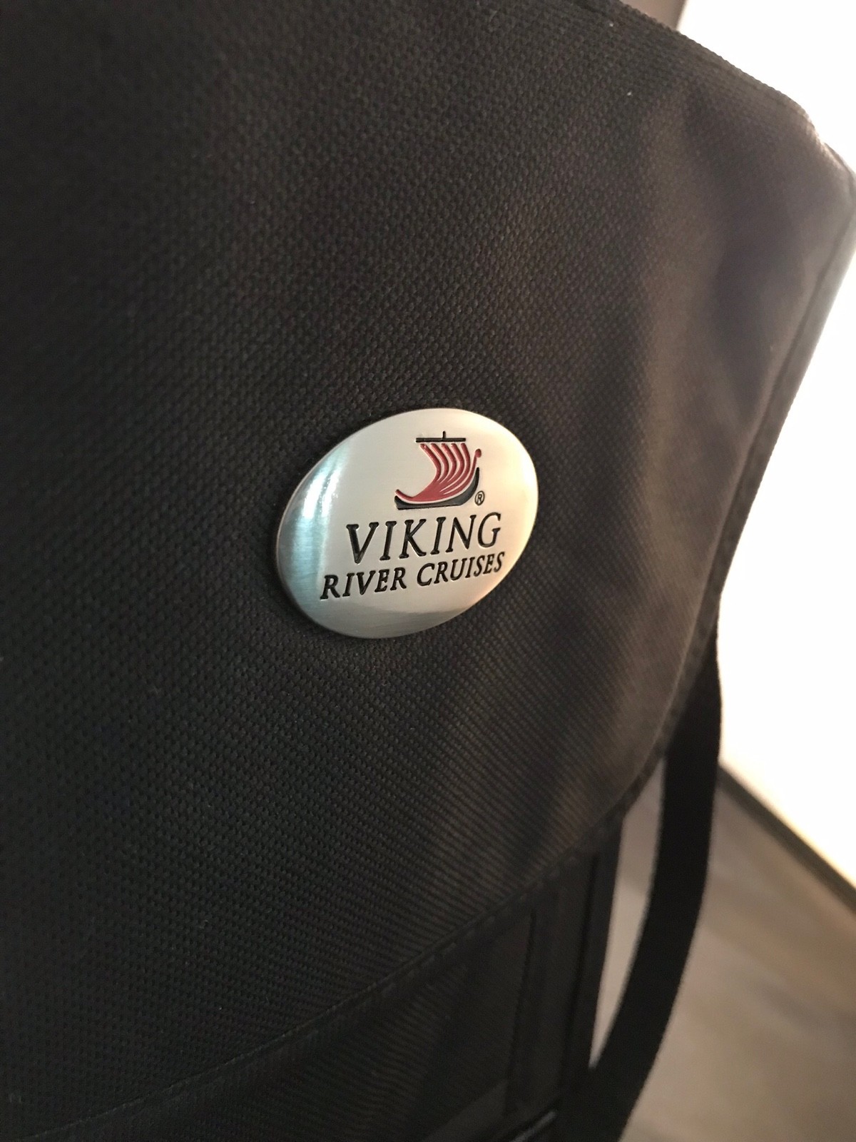 Viking River Cruises Black Cross Body Travel Pouch Bag Unisex