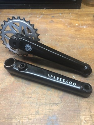 3 pcs Crank Set made of strong /'CHROMOLY/' 175mm USA//BB 8t Black Solid Crankset
