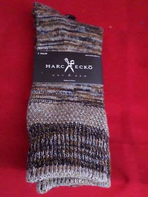 1 Pair Large Marc Ecko Cut & Sew Cotton Crew Socks 6-12 