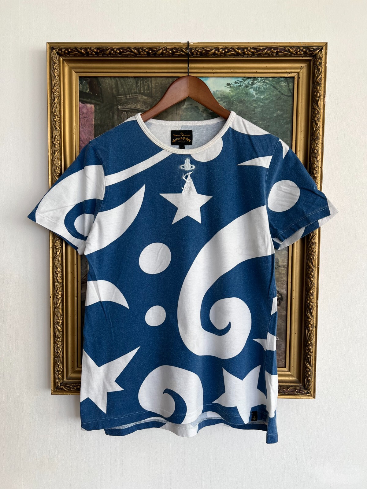 Vivienne Westwood Anglomania AOP All Print Over T-shirt Sz L