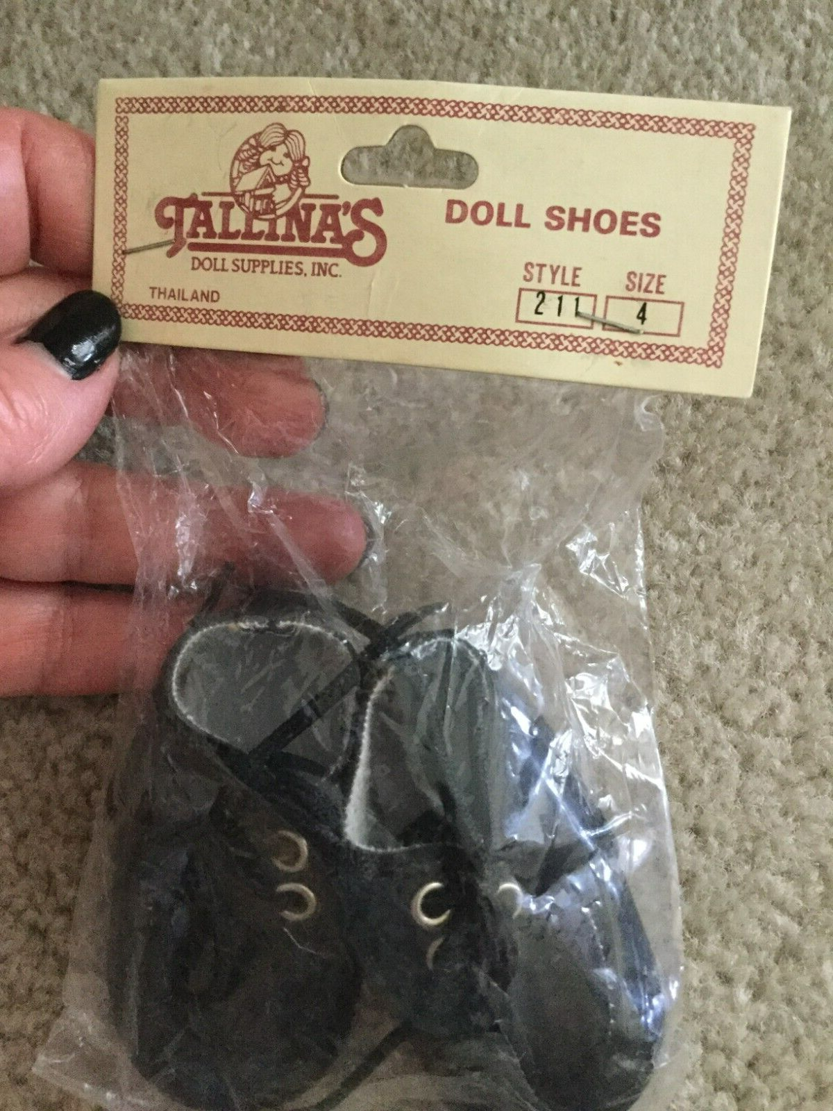 Solid Black Color Lace Tie Up Tallinas