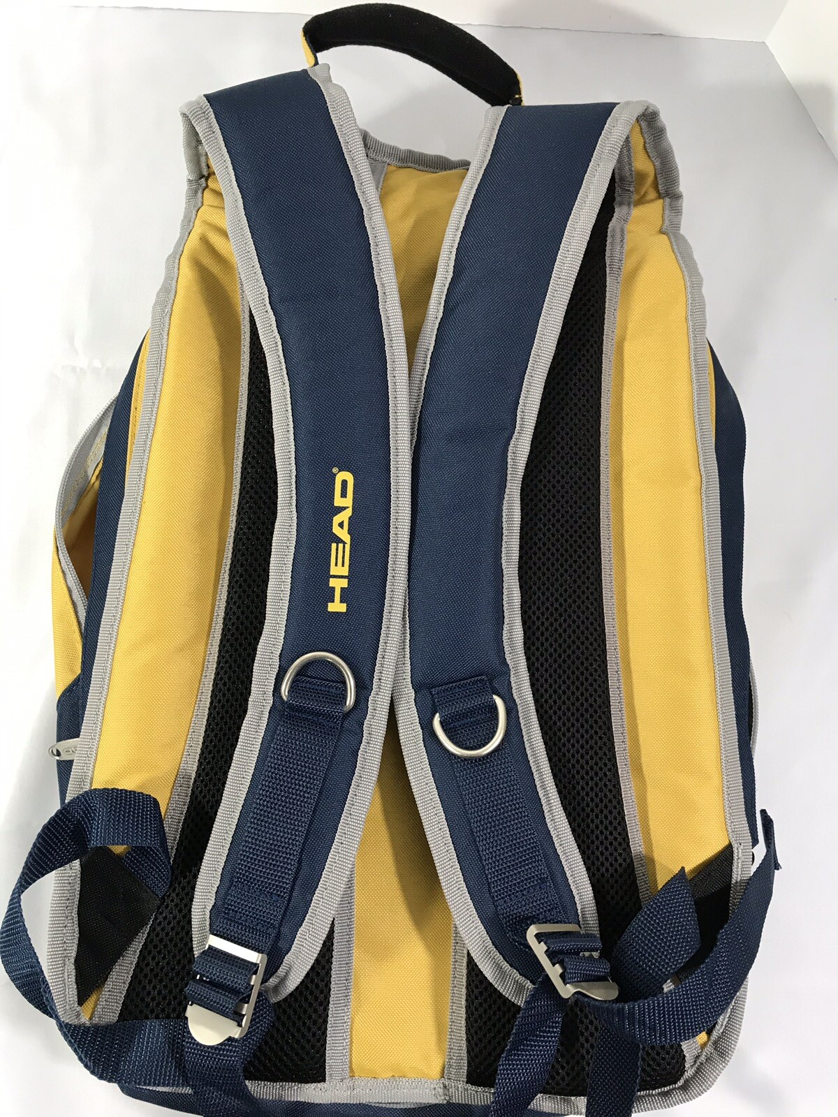 NWT! HEAD E-motion Backpack Tennis Blue-Gold Multiple Compartments-Laptop/Raquet