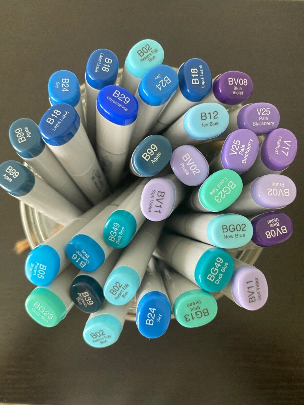 Copic Various Ink 15本セット Copic Sketch Manga Illustrations 24 colors set - COPIC