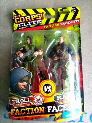 THE CORPS ELITE Faction Face-Off! Figurines / Troll vs Rain (NEW)