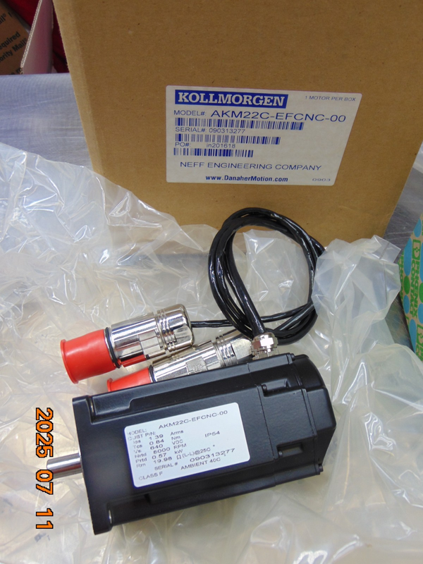 Kollmorgen AKM22C-EFCNC-0 Servo Motor with Integrated Encoder