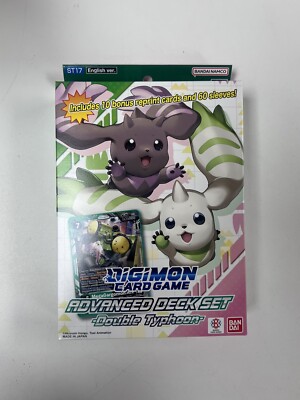 Digimon English Double Typhoon Advanced Starter Deck ST-17 Sealed