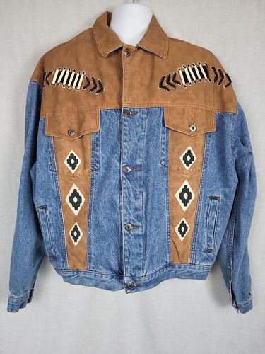●RSSC● SUEDE & DENIM WESTERN JACKET(2色) unisex SUEDE & DENIM WESTERN JACKET - BLACK - RSSC | 60% - Asian