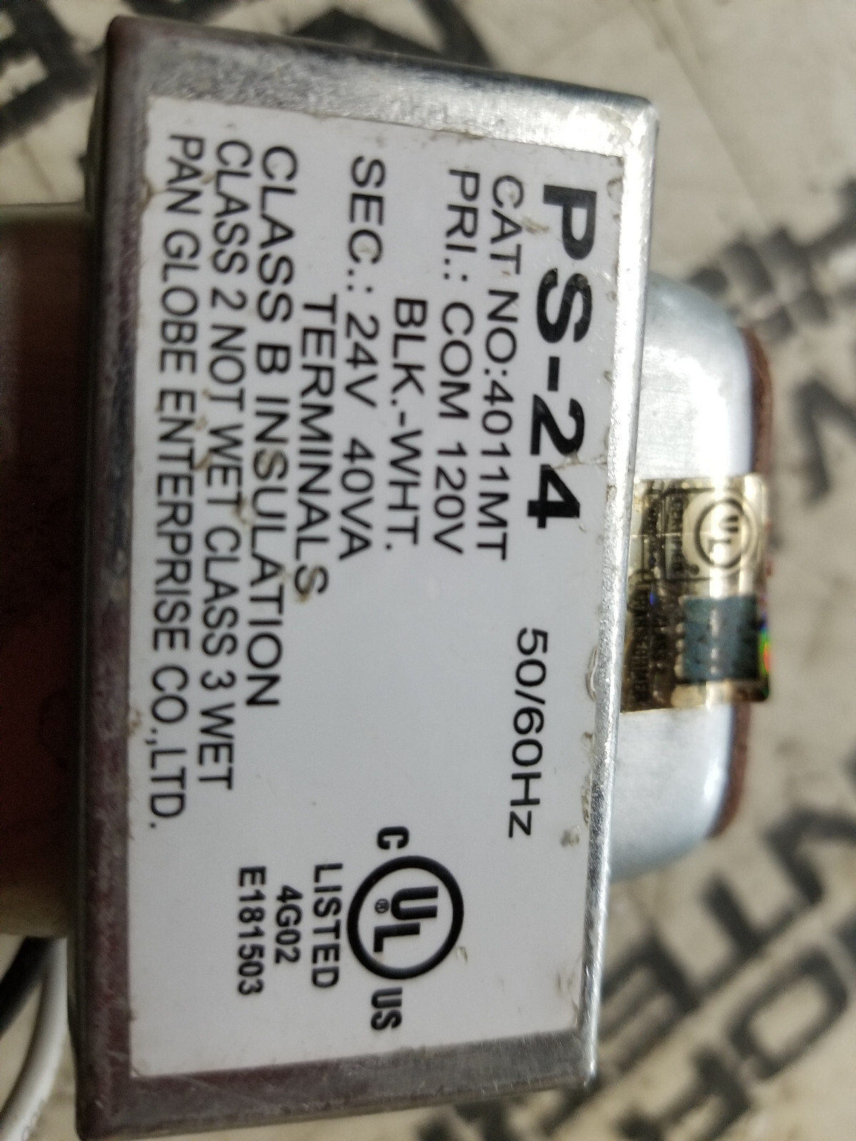 Mircom PS-24 24VAC, 40VA Plug-In Transformer - Picture 5 of 5
