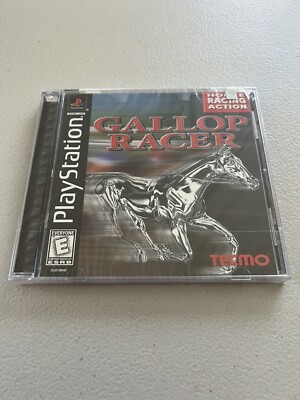 Gallop Racer (Sony PlayStation 1, 1999) NEW SEALED horse racing tecmo ps1