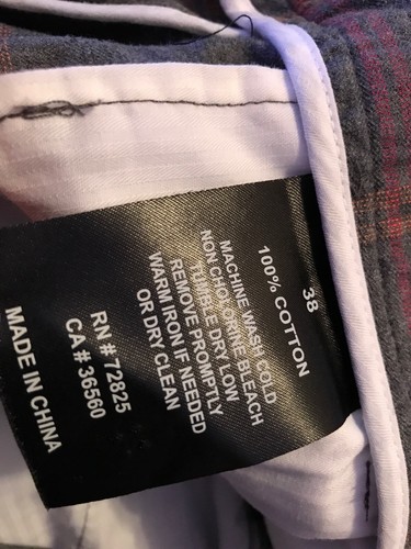 NWT CARNOUSTIE SPORTSWEAR Mens 38 Plaid Golf Shorts