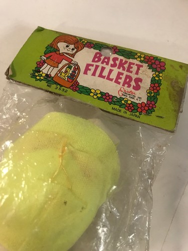 Vintage stuffed animals  called basket fillers made in Japan (bunny)