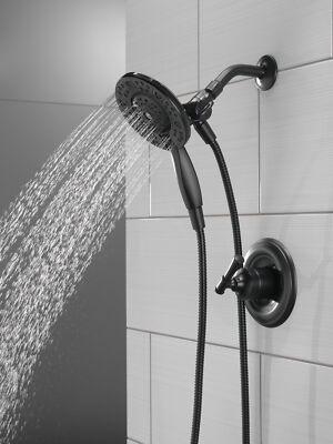 Delta Chamberlain Shower Trim w/ Valve Matte Black-Certified Refurbished