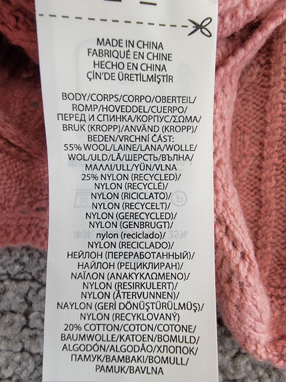 Ralph Lauren Wool Blend Mixed Knit Cardigan Baby Girls' 3-6Mos Pink Long Sleeve - Picture 14 of 17