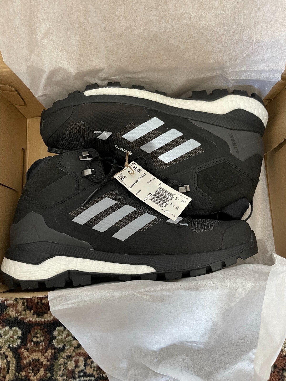 BNIB Adidas FZ3332 Terrex Skychaser 2 Mid Gore-Tex Hiking Shoe, Men, WF,  Size 8 | eBay