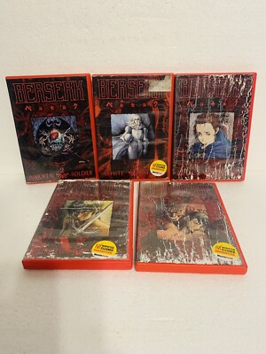 Berserk  Vol 2-6 English Dub/Sub Anime DVD Set
