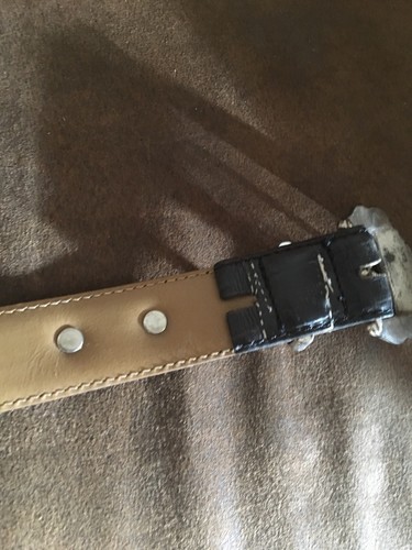 Ladies Womans Fossil Belt Size L Conchos