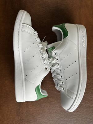 adidas Originals Stan Smith White Women s Green Classic Casual Shoes W/9.5