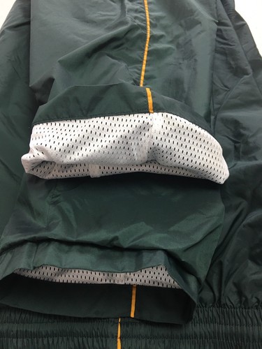 Retro Vintage Athletic Sweat Pants Nylon Mesh Lining