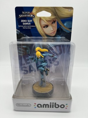 Zero Suit Samus Amiibo for Nintendo Switch, Super Smash Bros., Metroid New, NIP