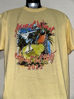 Jimmy Buffett s Margaritaville Las Vegas Shirt Sz L Second Wind Pool Party NWT