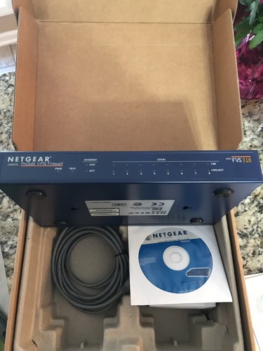 NETGEAR FVS318 ProSafe VPN Firewall 8 with 8-Port 10/100 Switch Cable/DSL