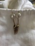 Mignon Faget 14k Gold And Pearl Auger Shell Earrings