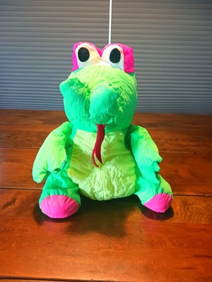 Vintage Ace Lizard Puffalump Style