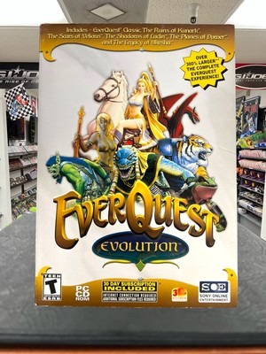 EverQuest Evolution PC CD ROM Big Box Vintage Video Game 2003 Complete