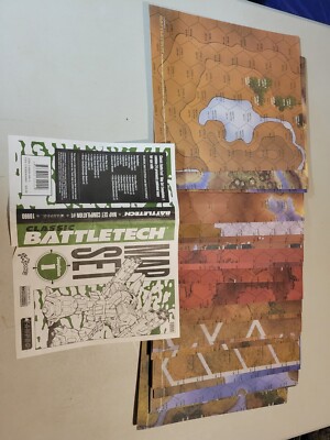 2003 CLASSIC BATTLETECH Map Set Compilation 1 Complete 24 Paper Maps