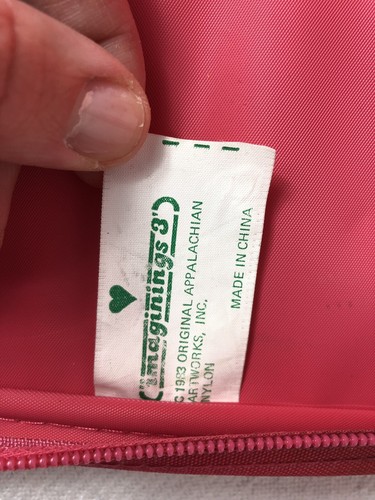 Vintage Cabbage Patch Kids Doll Suitcase Carrying Case 1983 Child Toddler Travel