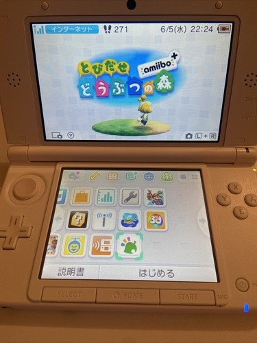 Nintendo 3DS XL LL Animal Crossing Limited Console Box