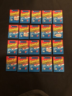 1989 DONRUSS Wax (20) PACK LOT MINT- KEN GRIFFEY JR Rookie RC, BIGGIO, SCHILLING