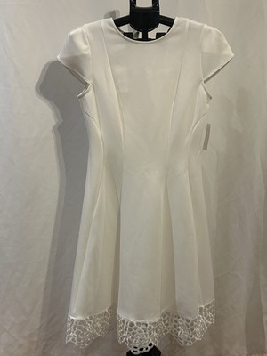 Donna Ricco Women's size 8 White Dress NWT