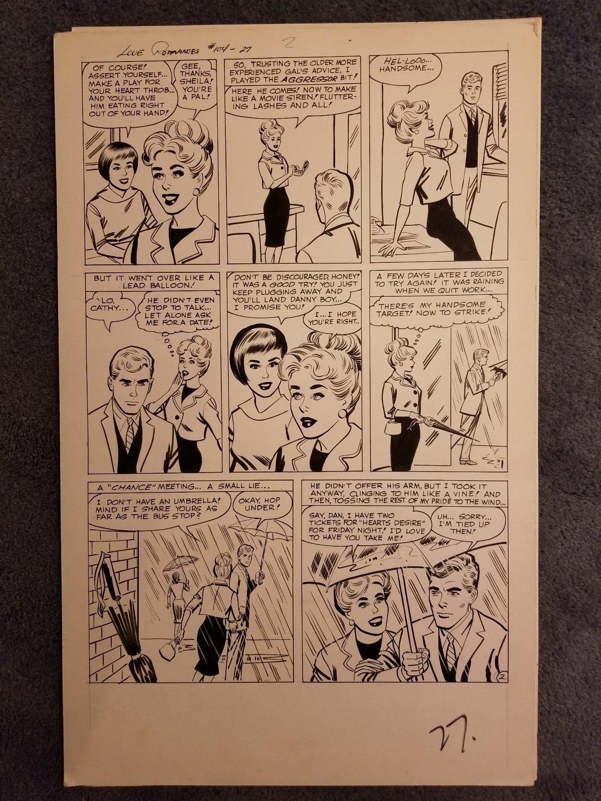 Love Romances #104 Complete 5-Page Story 1963 Marvel Comics *New Lower Price*