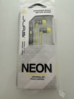 JLAB Neon Aluminum Earbuds 