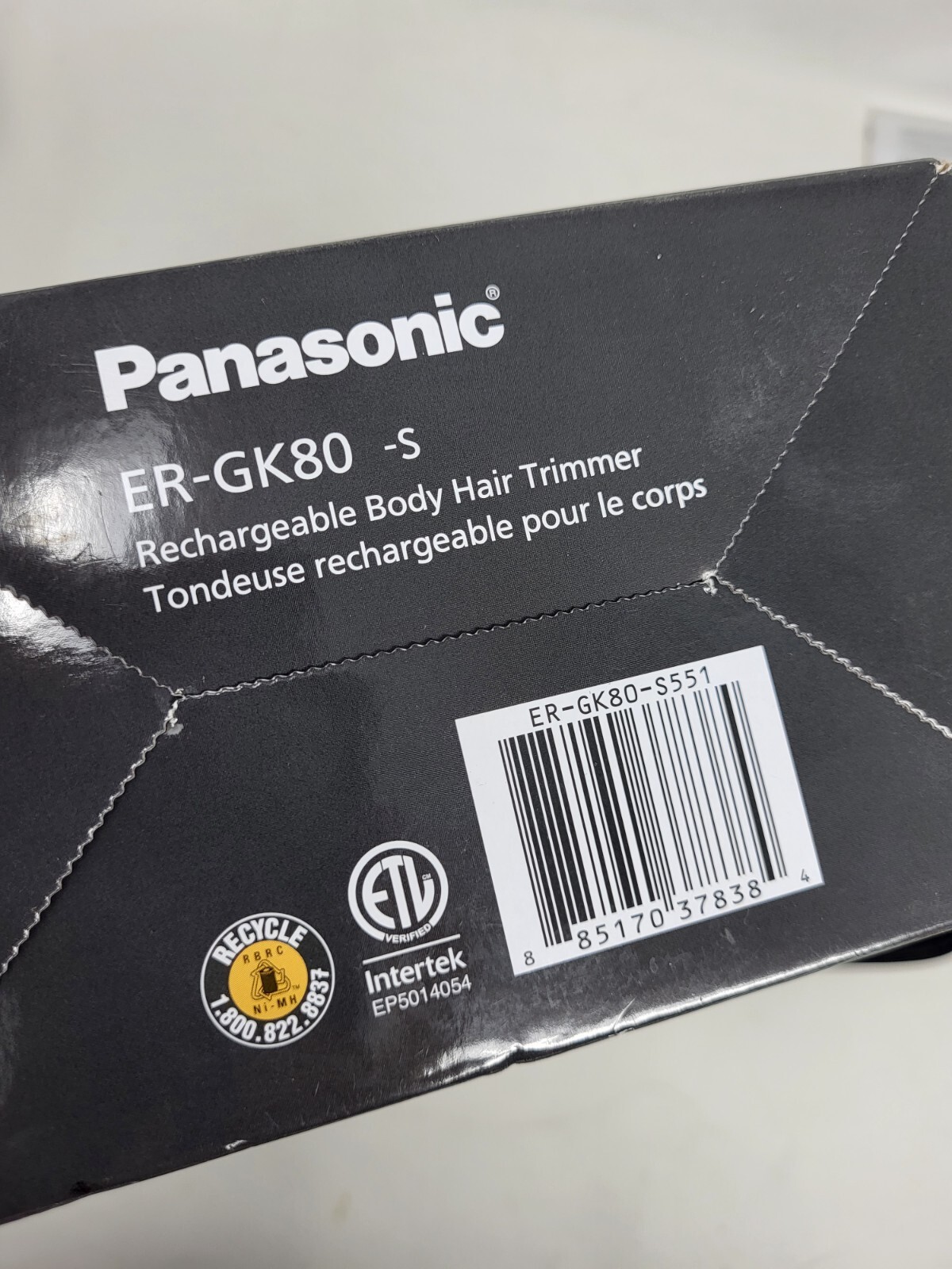 Panasonic Body Groomer for Men and Women, Unisex Wet/Dry Cordless Electric Body