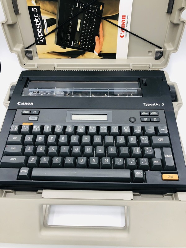 1986 Canon Typestar 5 on the Typewriter Database
