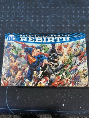 Cryptozoic DC Deck Building Rebirth reprint  Base Box Used Once