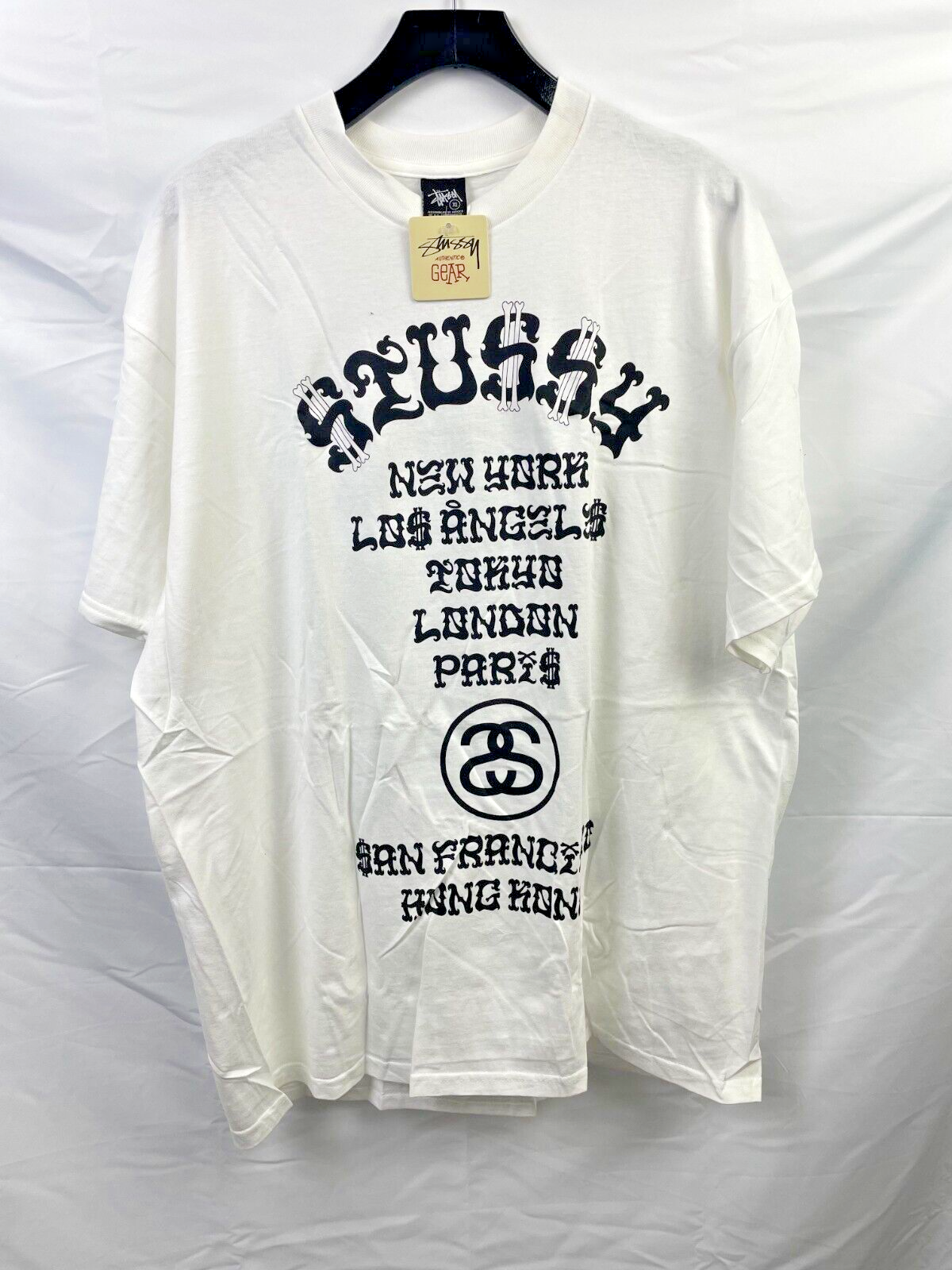 stussy taka hayashi world tour 2006 tee t shirt white XL