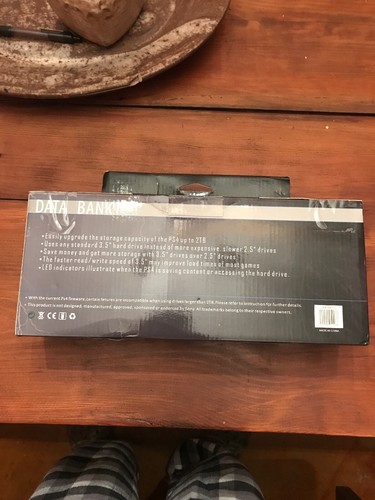 HDD Extender Data Bank 3.5 inch Hard Drive  Enclosure Dock for PS4 PlayStation 4