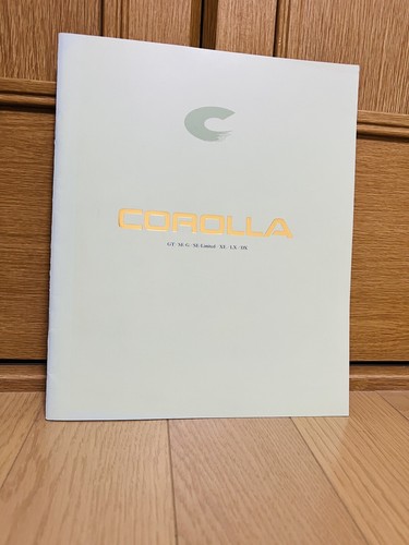 JDM TOYOTA COROLLA AE100 AE101 OEM CATALOG BOOK VERY RARE