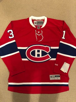 CAREY PRICE SIGNED MONTREAL CANADIENS REEBOK JERSEY HOLO /COA FRAME WORTH